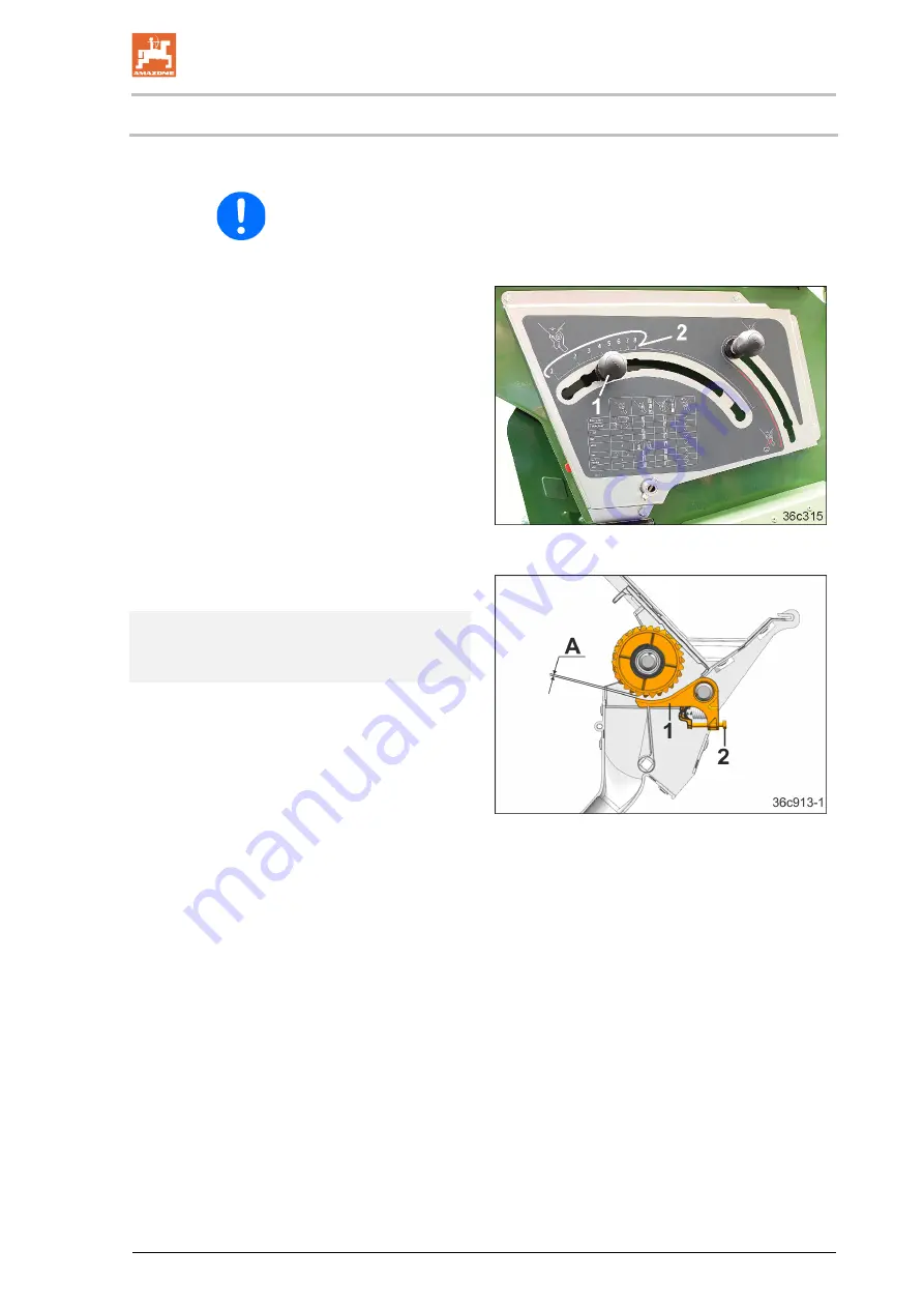 Amazone Cataya 3000 Special Operating Manual Download Page 199