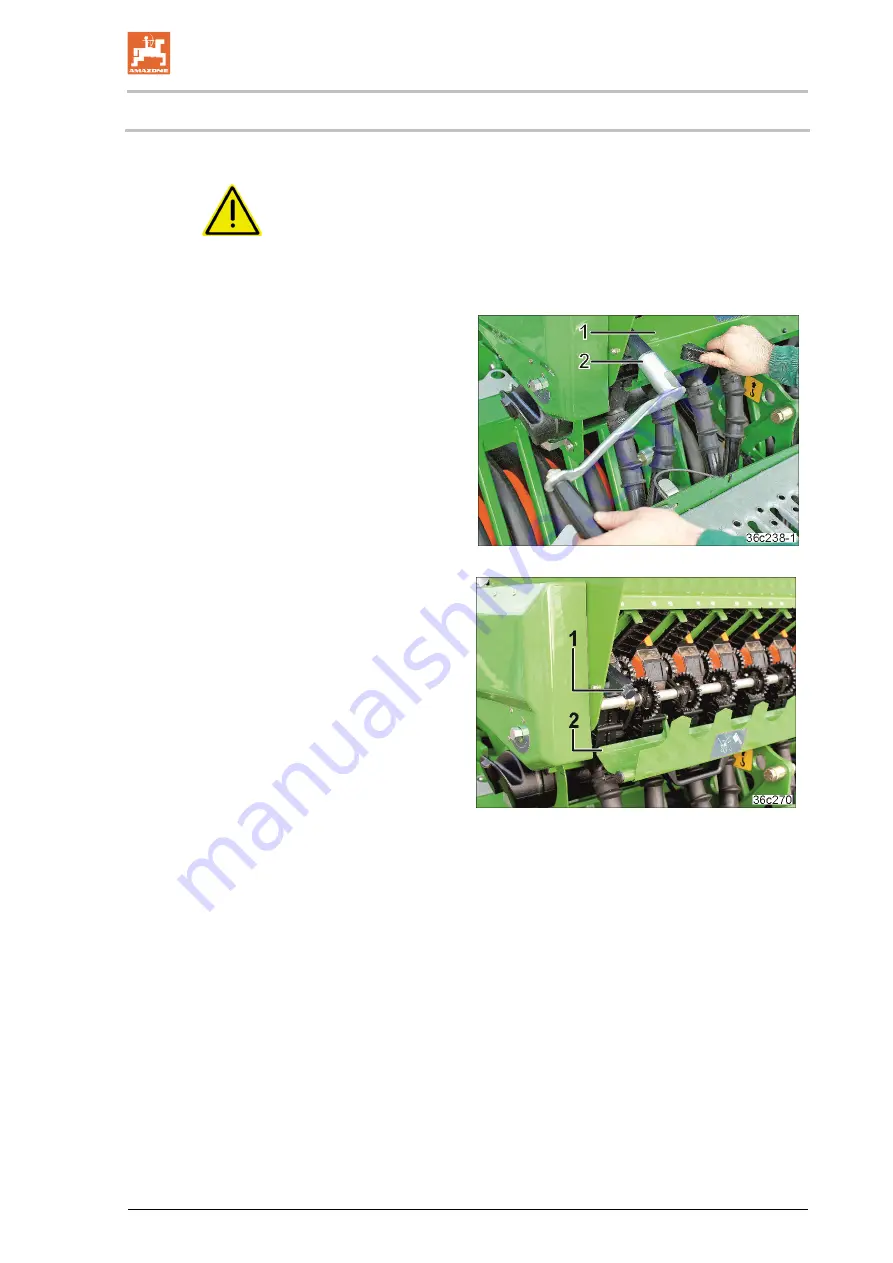 Amazone Cataya 3000 Special Operating Manual Download Page 203