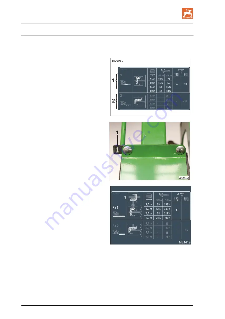 Amazone Cataya 3000 Super Operating Manual Download Page 70