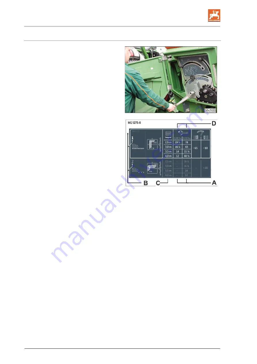 Amazone Cataya 3000 Super Operating Manual Download Page 82