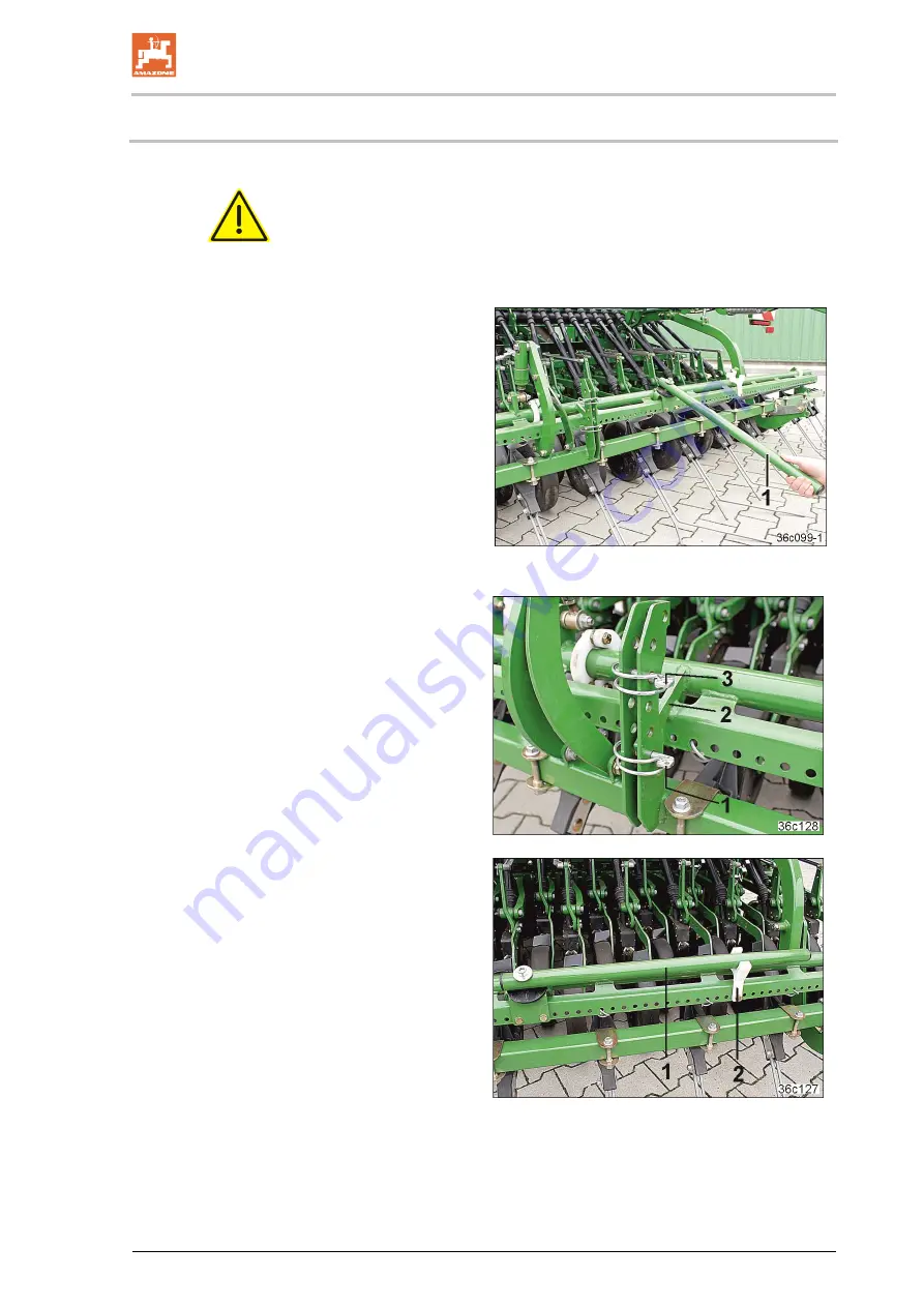 Amazone Cataya 3000 Super Operating Manual Download Page 173