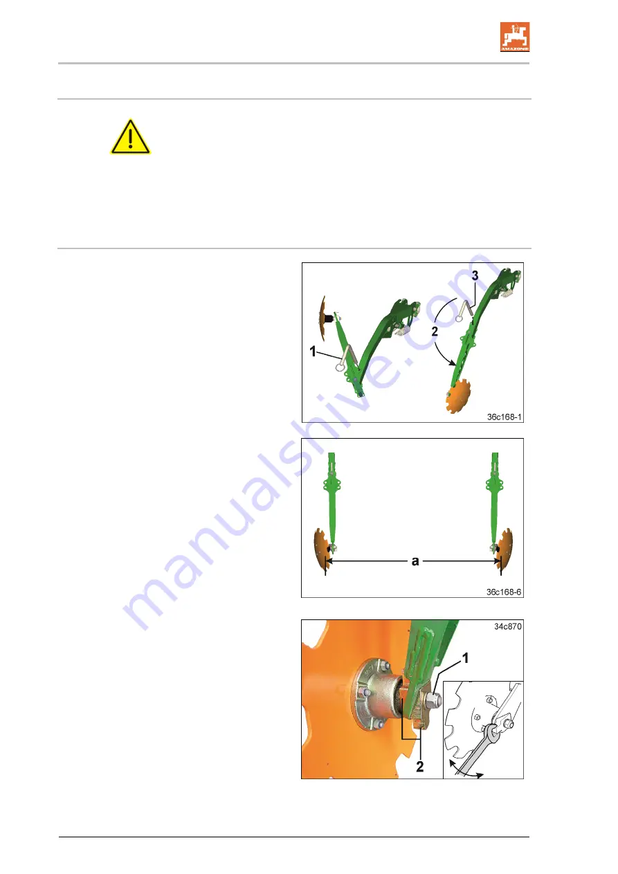 Amazone Cataya 3000 Super Operating Manual Download Page 182