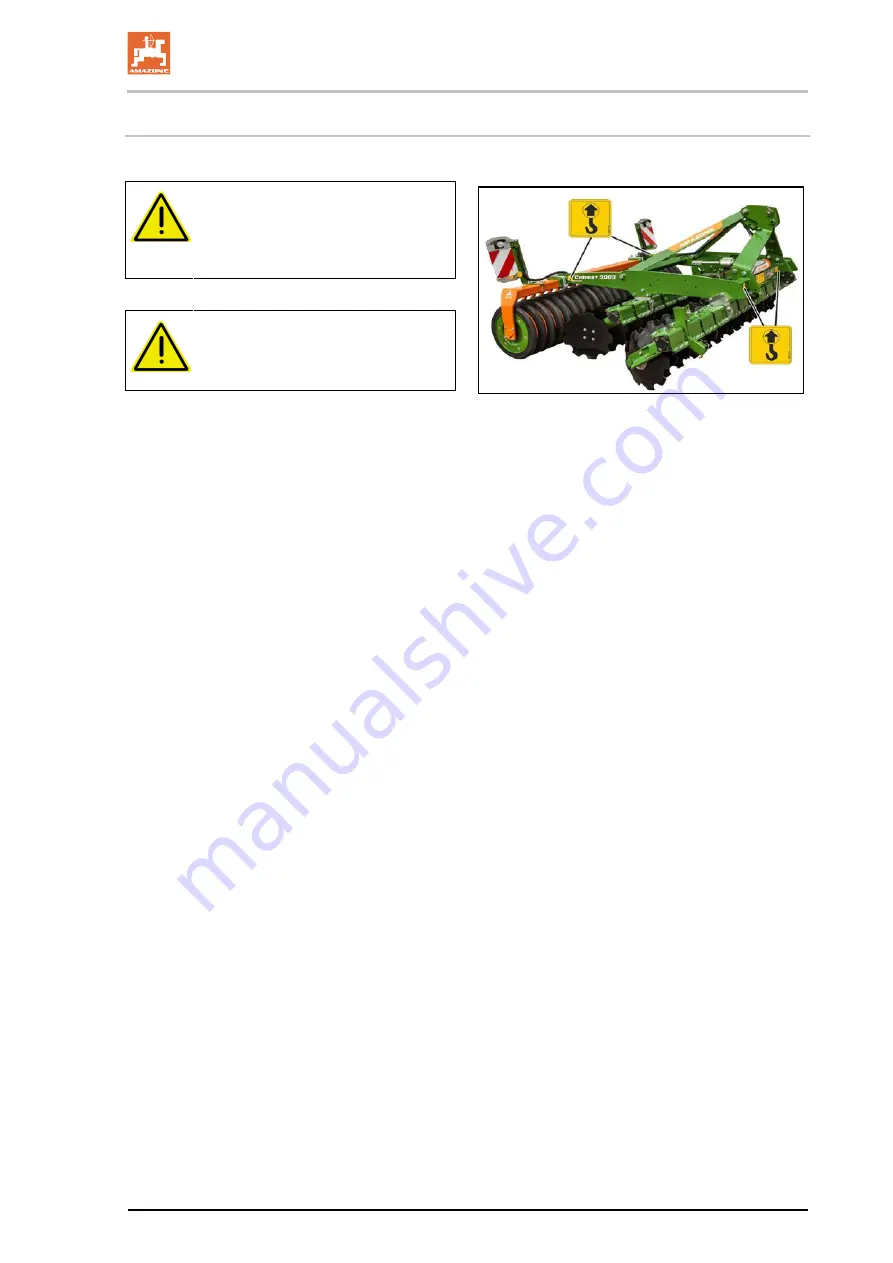 Amazone Catros 2503 Special Operating Manual Download Page 25