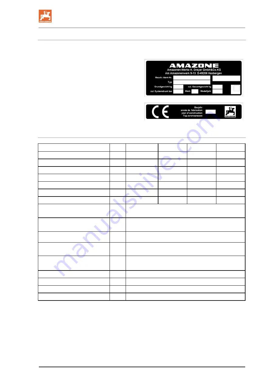 Amazone Catros 2503 Special Operating Manual Download Page 29