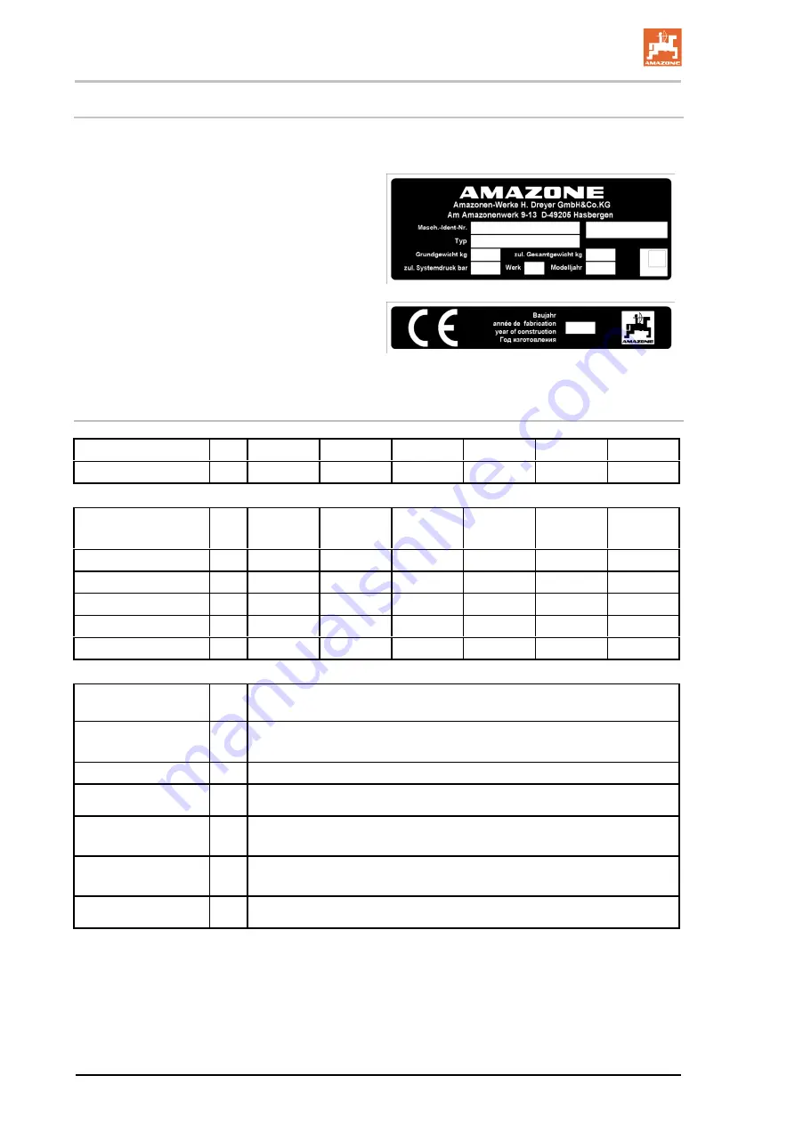 Amazone Catros 3001 Operating Manual Download Page 34