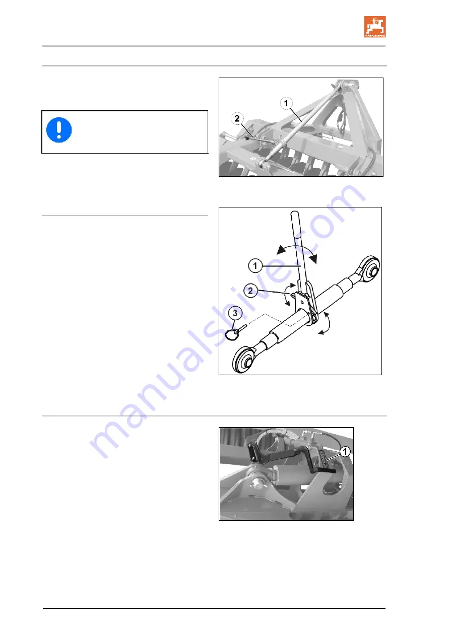 Amazone Catros 3001 Operating Manual Download Page 62