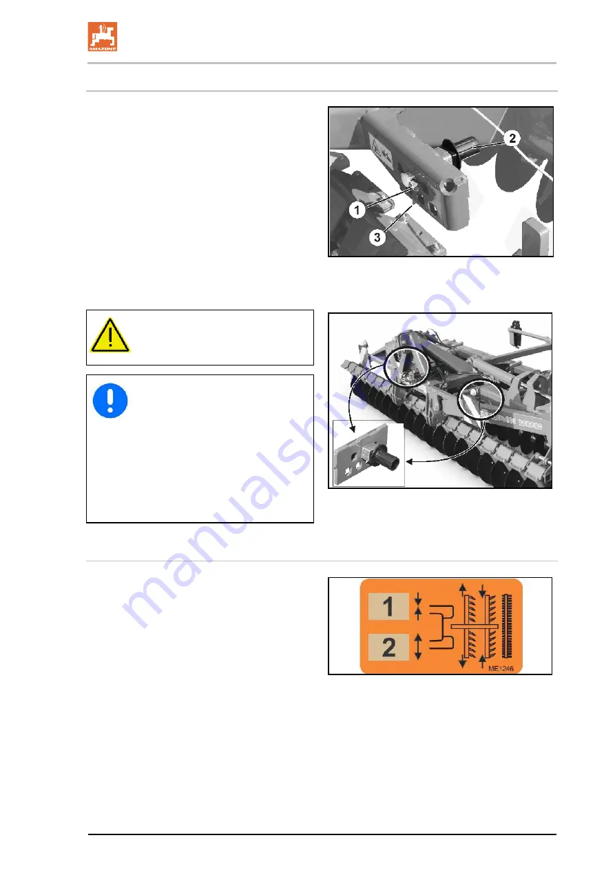 Amazone Catros 3001 Operating Manual Download Page 63