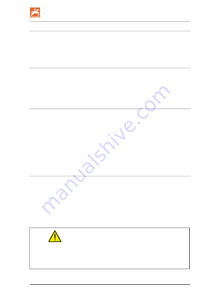 Amazone Catros 3001 Operator'S Manual Download Page 13