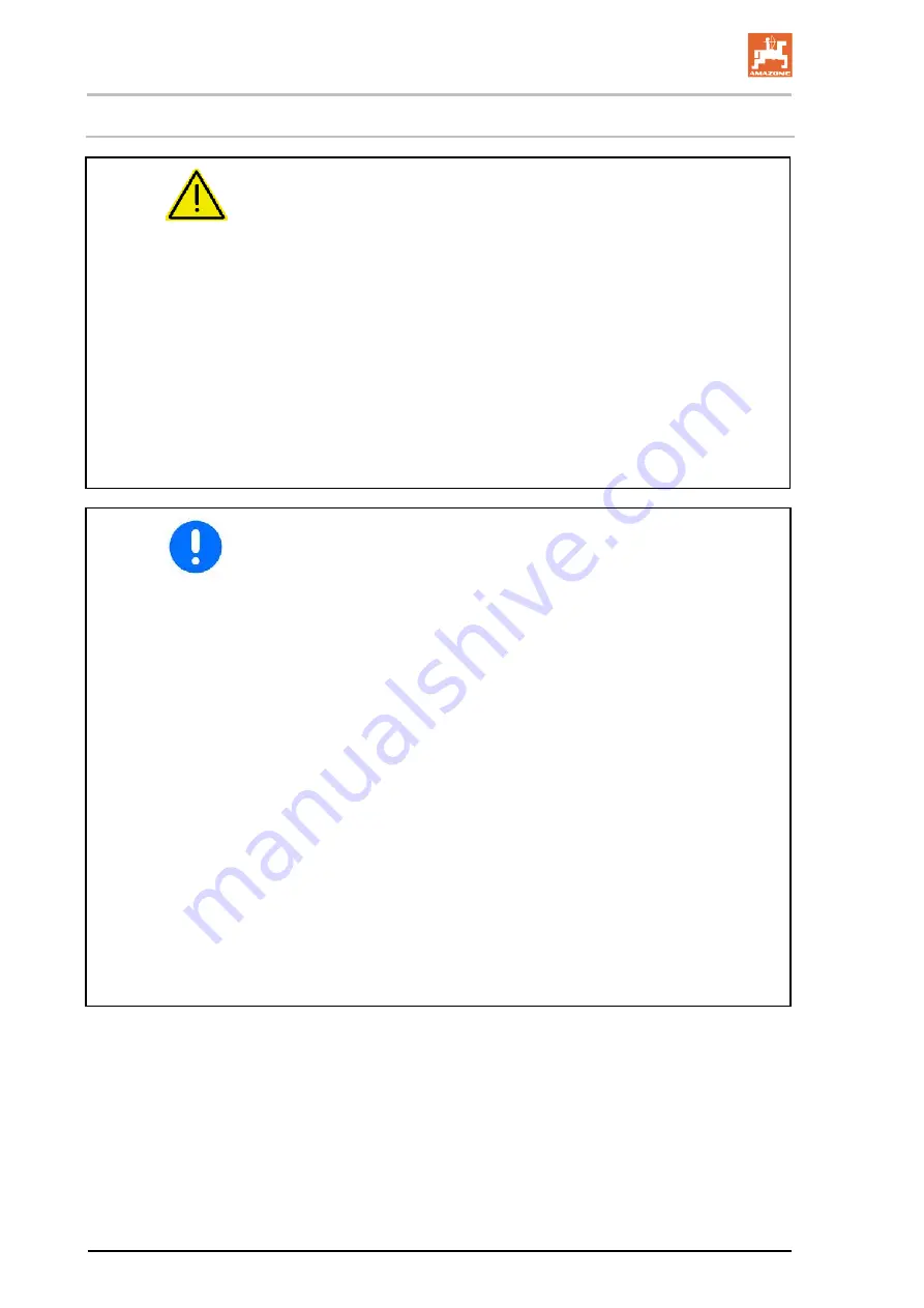 Amazone Catros 3001 Operator'S Manual Download Page 84