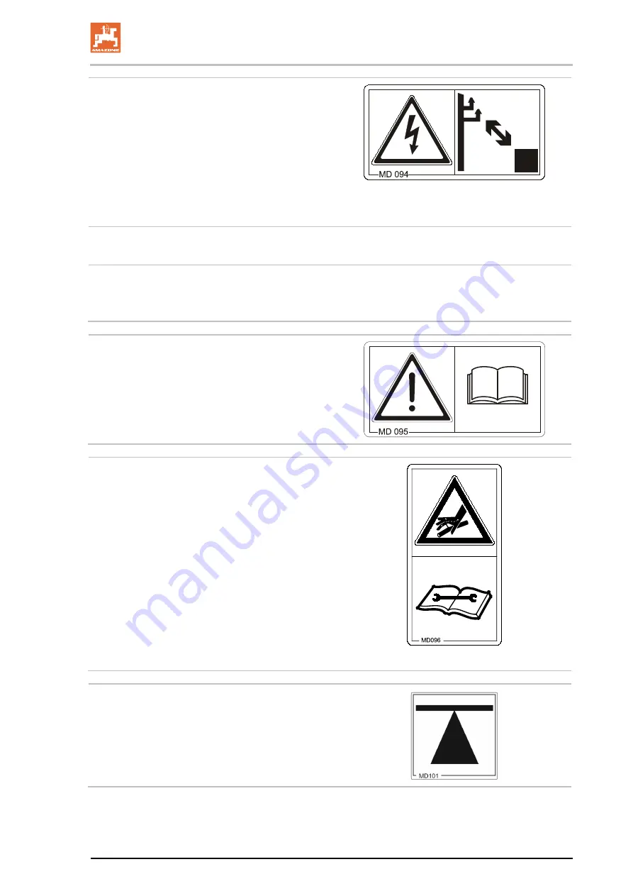 Amazone Catros 7003-2TX Operating Manual Download Page 19