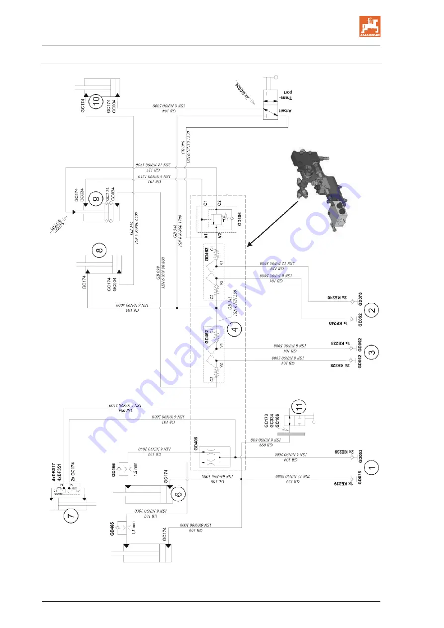 Amazone CATROS 7501-2T Operator'S Manual Download Page 108