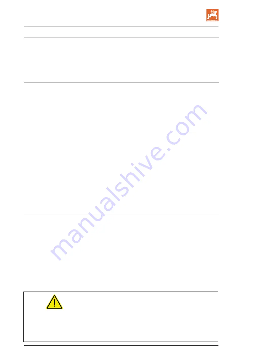 Amazone Catros XL 7003-2TX Operating Manual Download Page 14