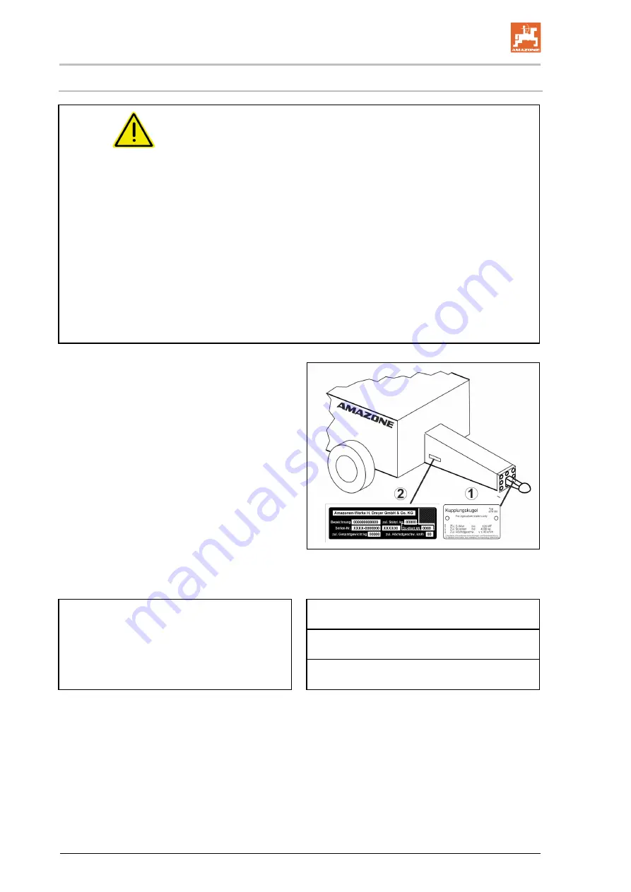 Amazone Catros XL 7003-2TX Operating Manual Download Page 74