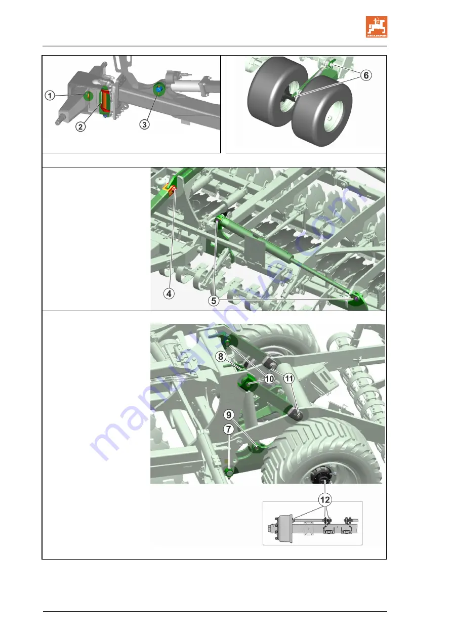 Amazone Catros XL 7003-2TX Operating Manual Download Page 102