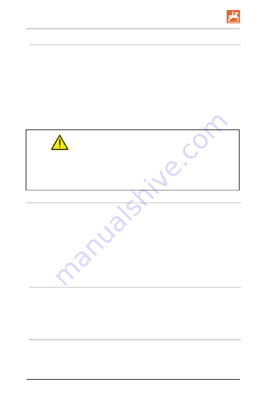 Amazone ED 302 Operating Manual Download Page 16