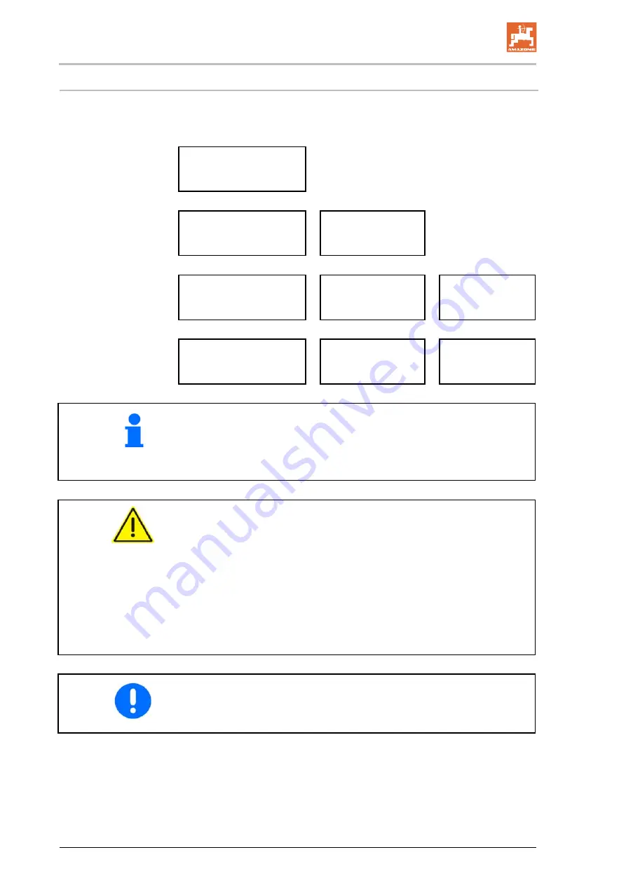 Amazone EDX 9000-TC Operating Manual Download Page 104