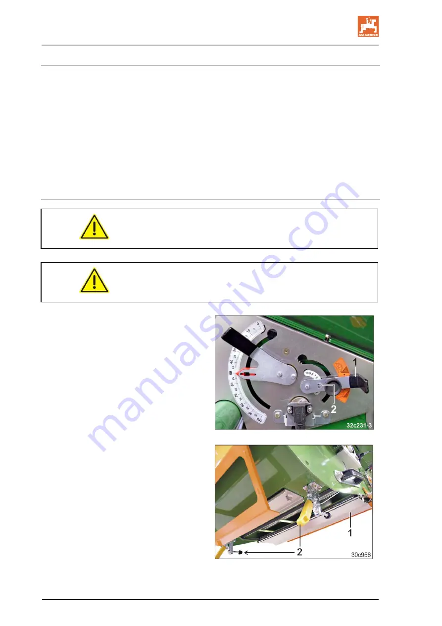 Amazone EDX 9000-TC Operating Manual Download Page 186