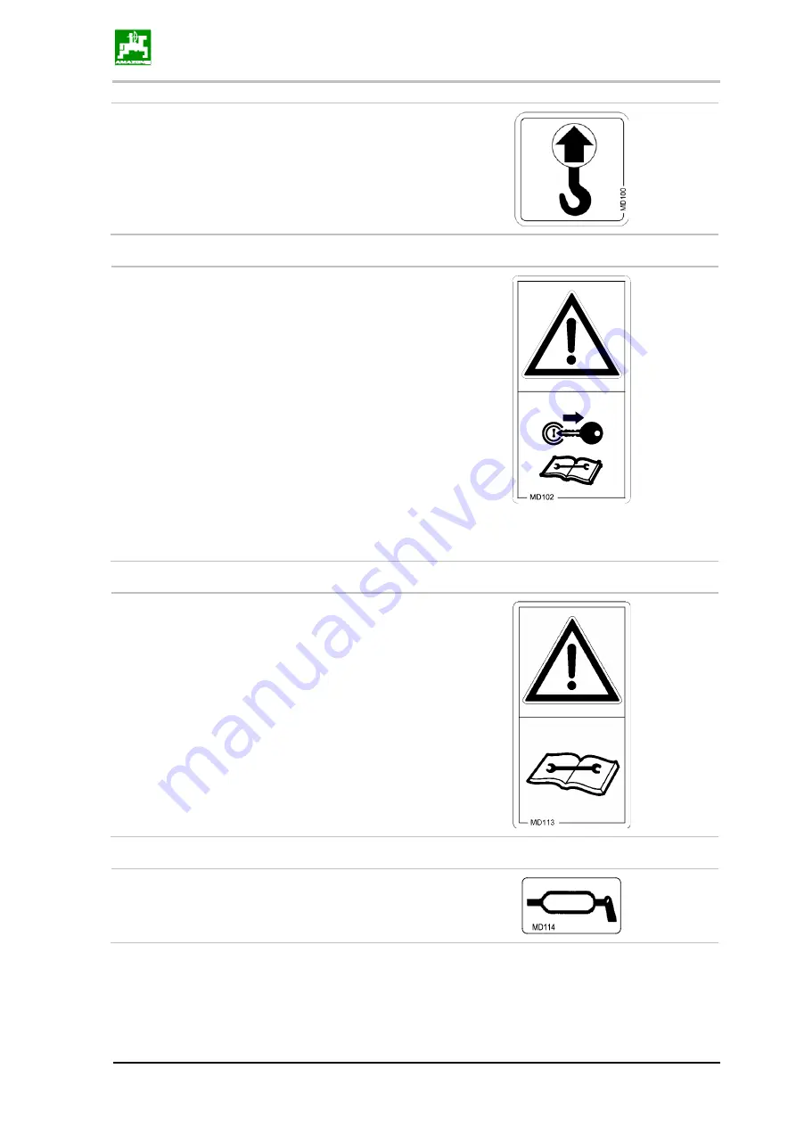 Amazone Groundkeeper SmartCut GH 1350 Operating Manual Download Page 19