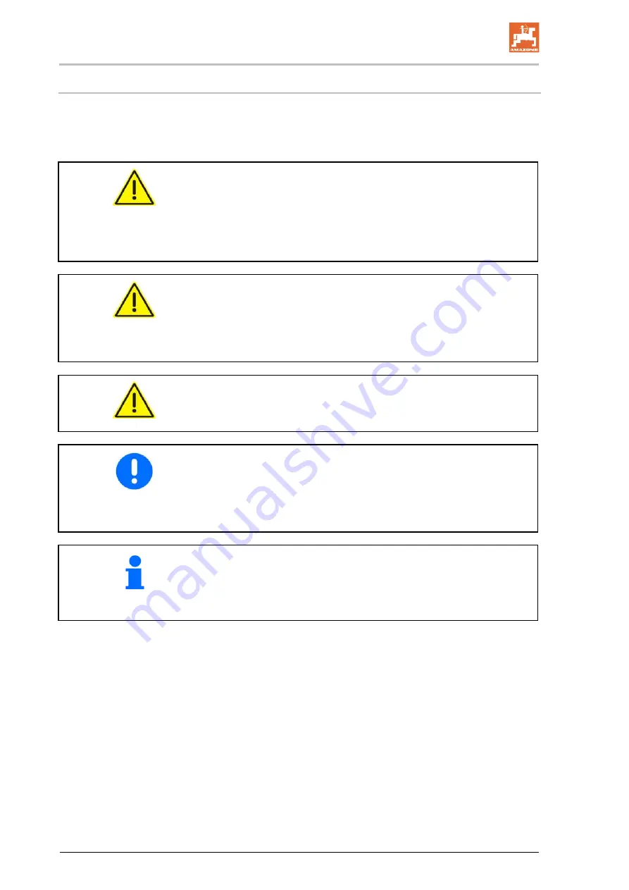 Amazone KE 2500 Special Operating Instruction Download Page 12