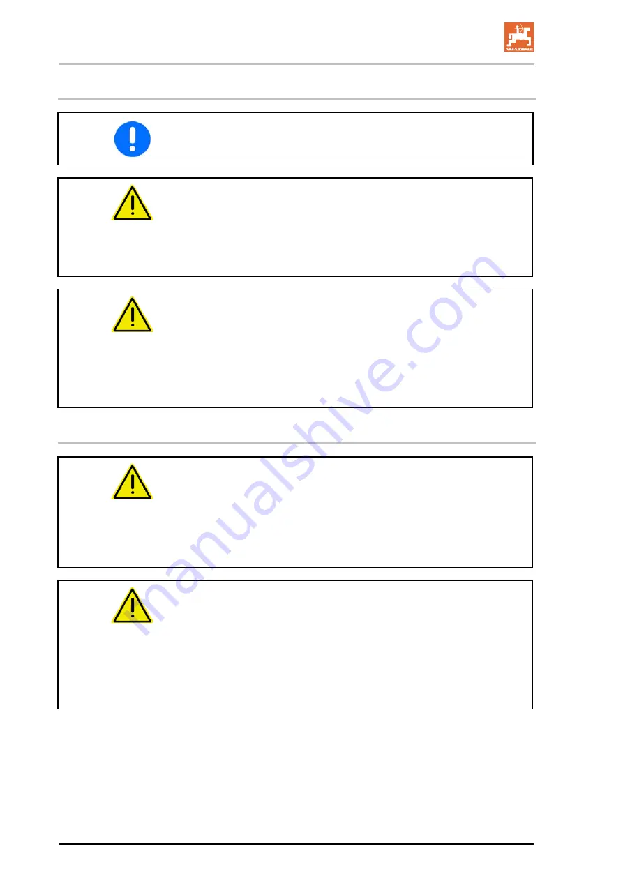 Amazone UF 1201 Operating Manual Download Page 128