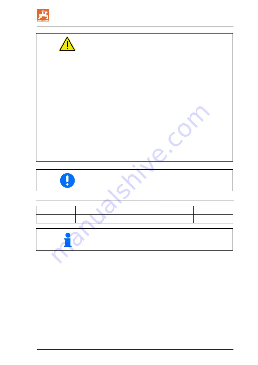 Amazone UF 1201 Operating Manual Download Page 139