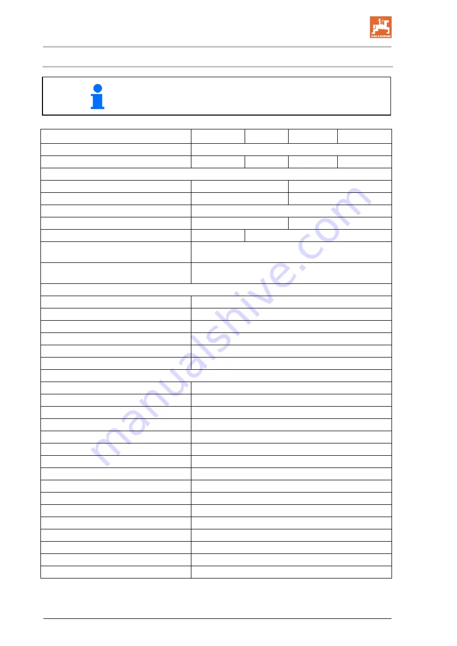 Amazone UX 3200 Special Operating Manual Download Page 52