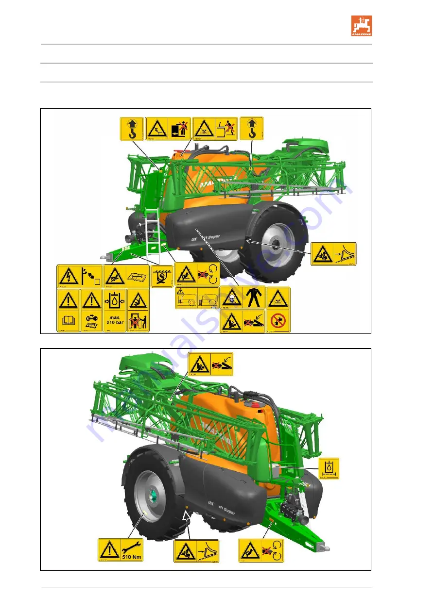 Amazone UX 4201 Super Operating Manual Download Page 20