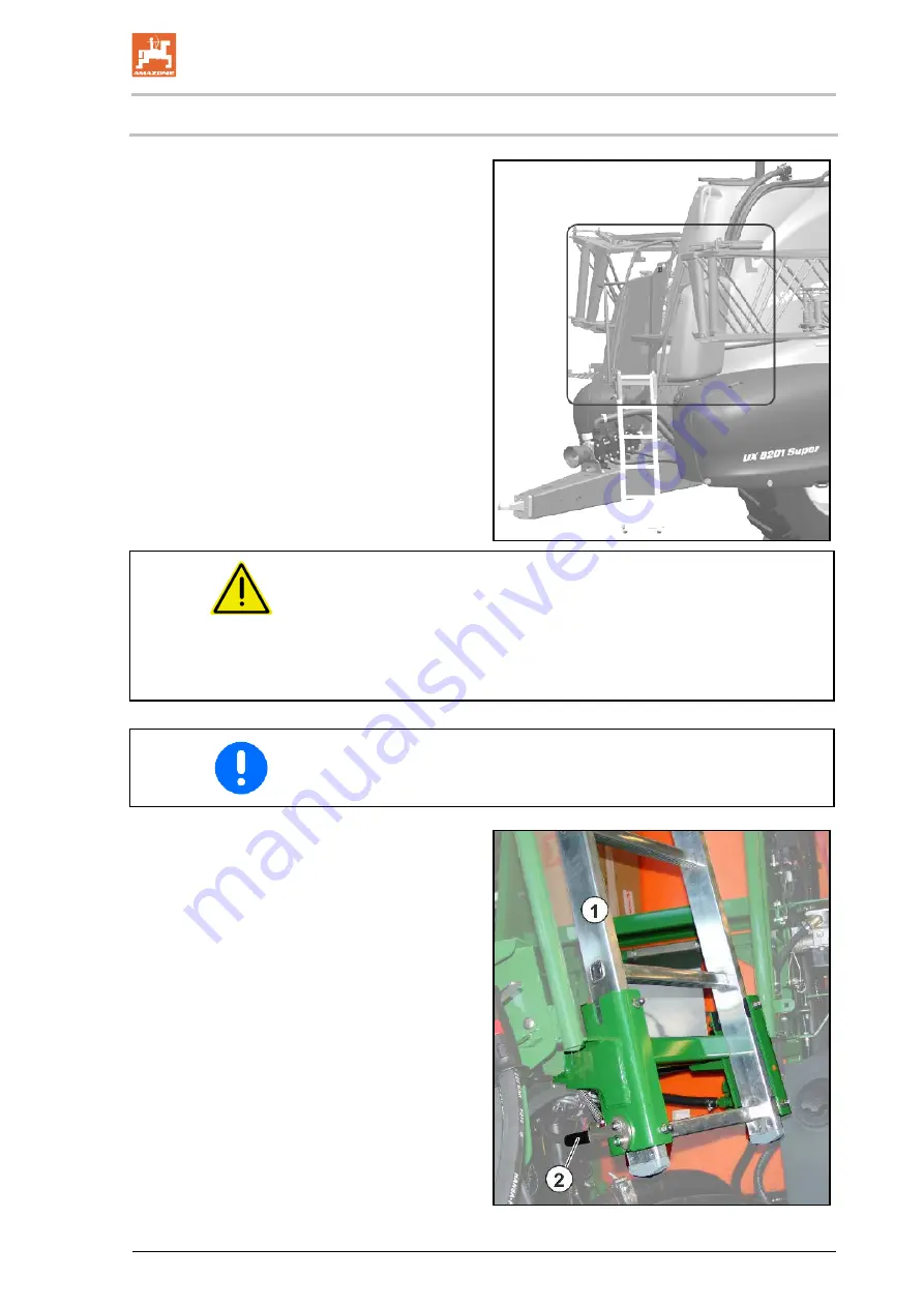 Amazone UX 4201 Super Operating Manual Download Page 81