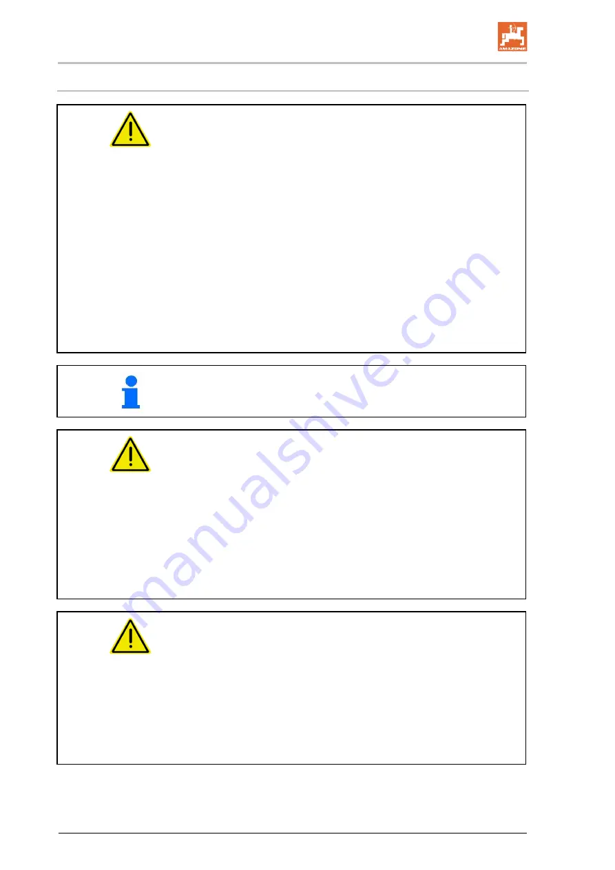 Amazone UX 4201 Super Operating Manual Download Page 138