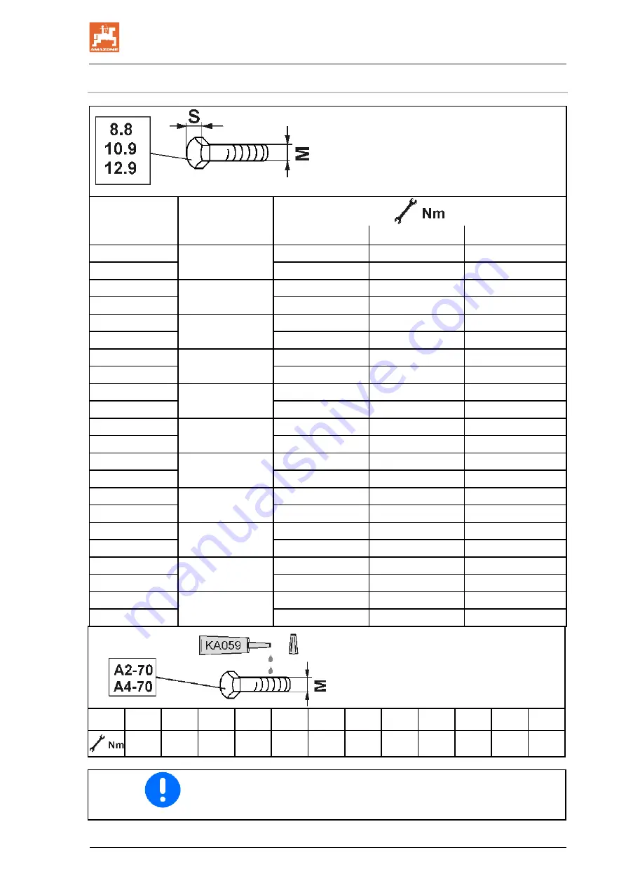 Amazone UX 4201 Super Operating Manual Download Page 233