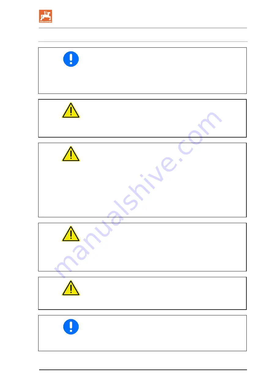 Amazone ZA-M Profis Hydro Operating Manual Download Page 75