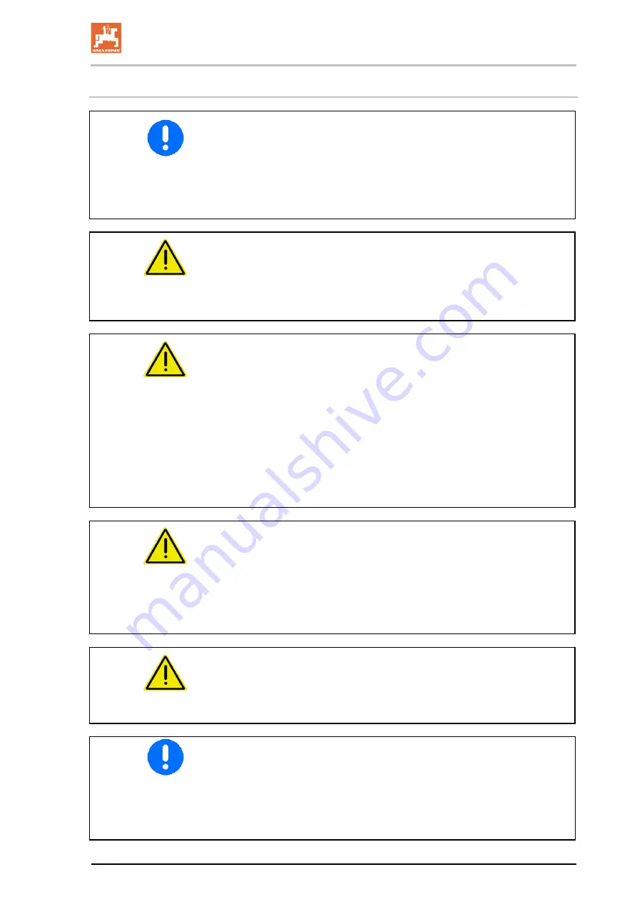 Amazone ZA-V Operating Manual Download Page 111