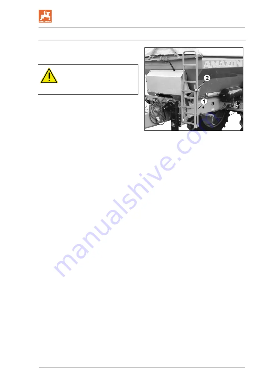 Amazone ZG-B 5500 Drive Operating Manual Download Page 75