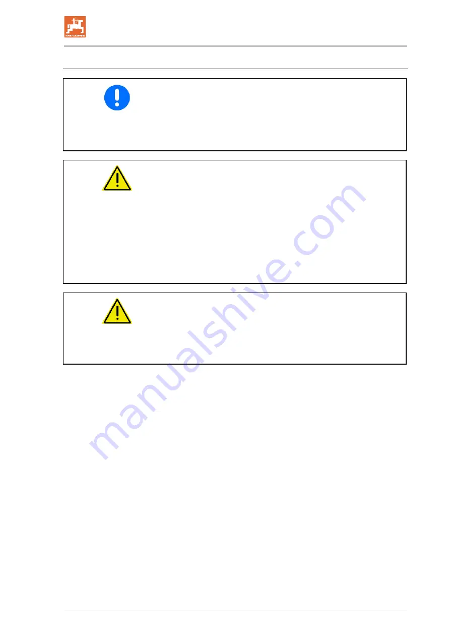 Amazone ZG-B 5500 Drive Operating Manual Download Page 115