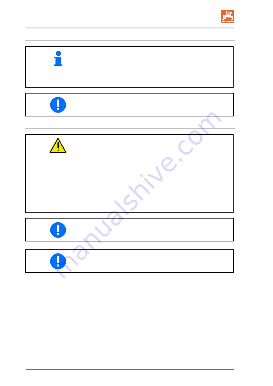 Amazone ZG-B 5500 Drive Operating Manual Download Page 154