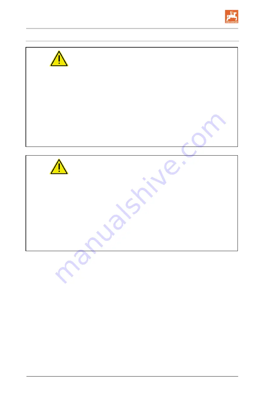 Amazone ZG-B 5500 Drive Operating Manual Download Page 168