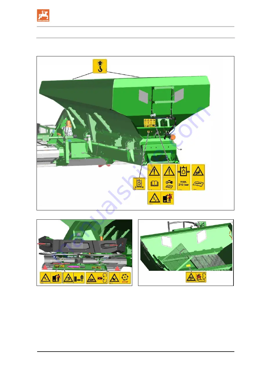 Amazone ZG-TS 10001Truck Operating Manual Download Page 17