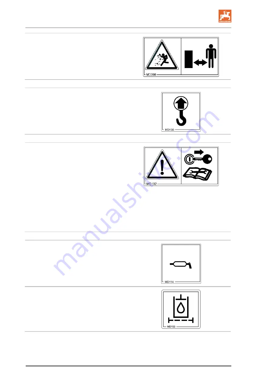 Amazone ZG-TS 10001Truck Operating Manual Download Page 20