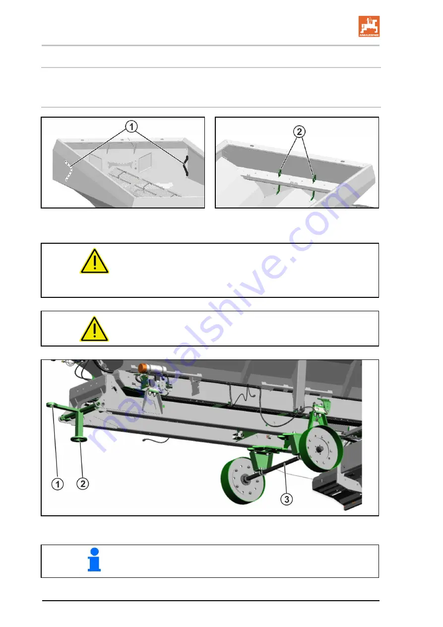 Amazone ZG-TS 10001Truck Operating Manual Download Page 26