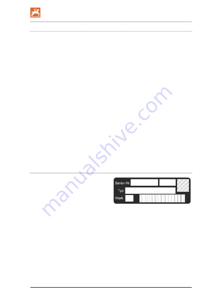 Amazone ZG-TS 10001Truck Operating Manual Download Page 35