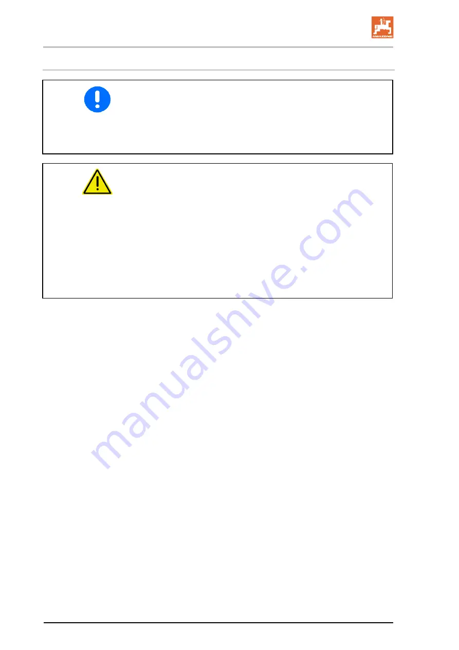 Amazone ZG-TS 10001Truck Operating Manual Download Page 54