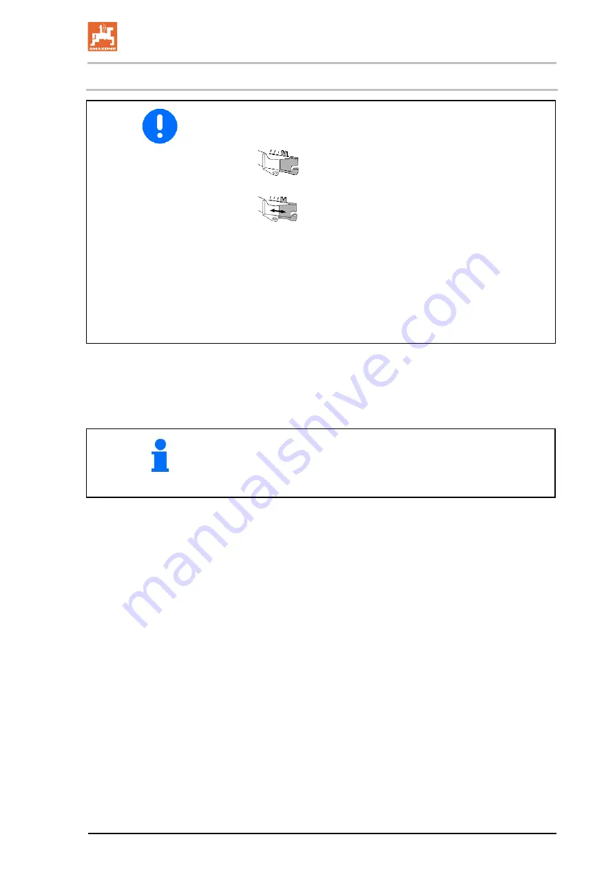 Amazone ZG-TS 10001Truck Operating Manual Download Page 61