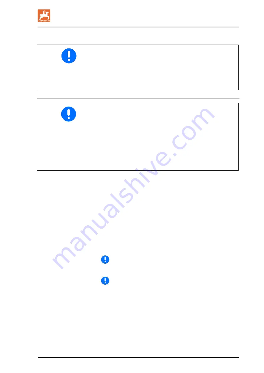 Amazone ZG-TS 10001Truck Operating Manual Download Page 79