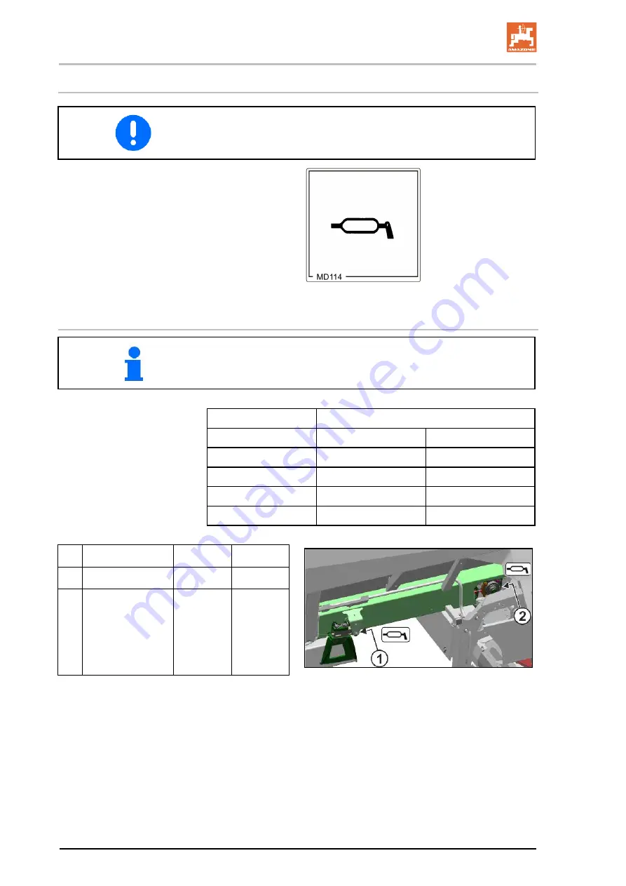 Amazone ZG-TS 10001Truck Operating Manual Download Page 80