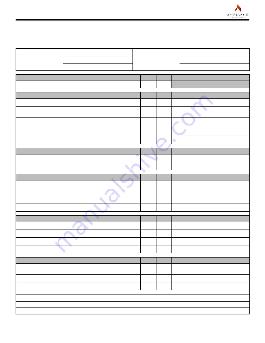 ambiance Inspiration 29 Installation, Operation And Maintenance Manual Download Page 7