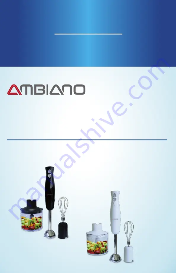 Ambiano WHB-13H User Manual Download Page 1