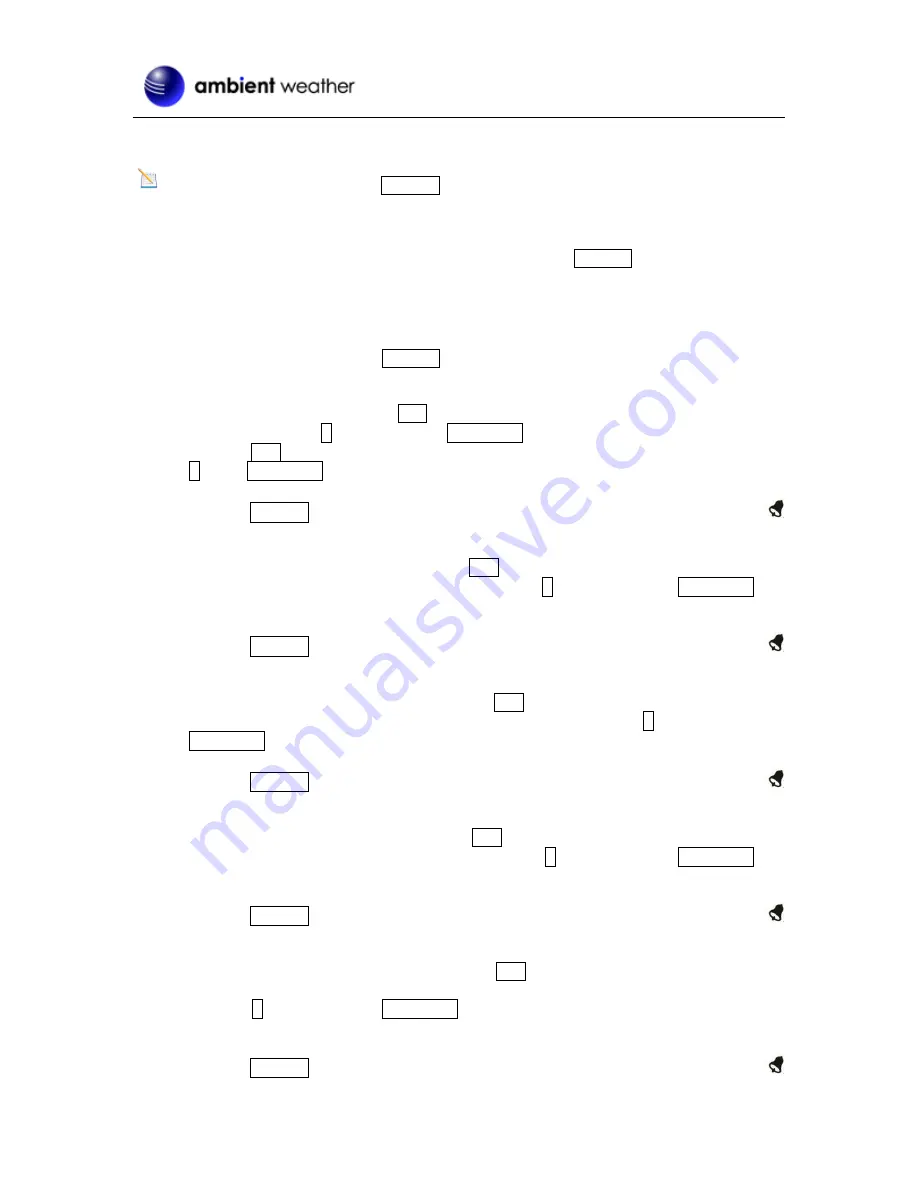 Ambient Weather WS-1050 User Manual Download Page 14