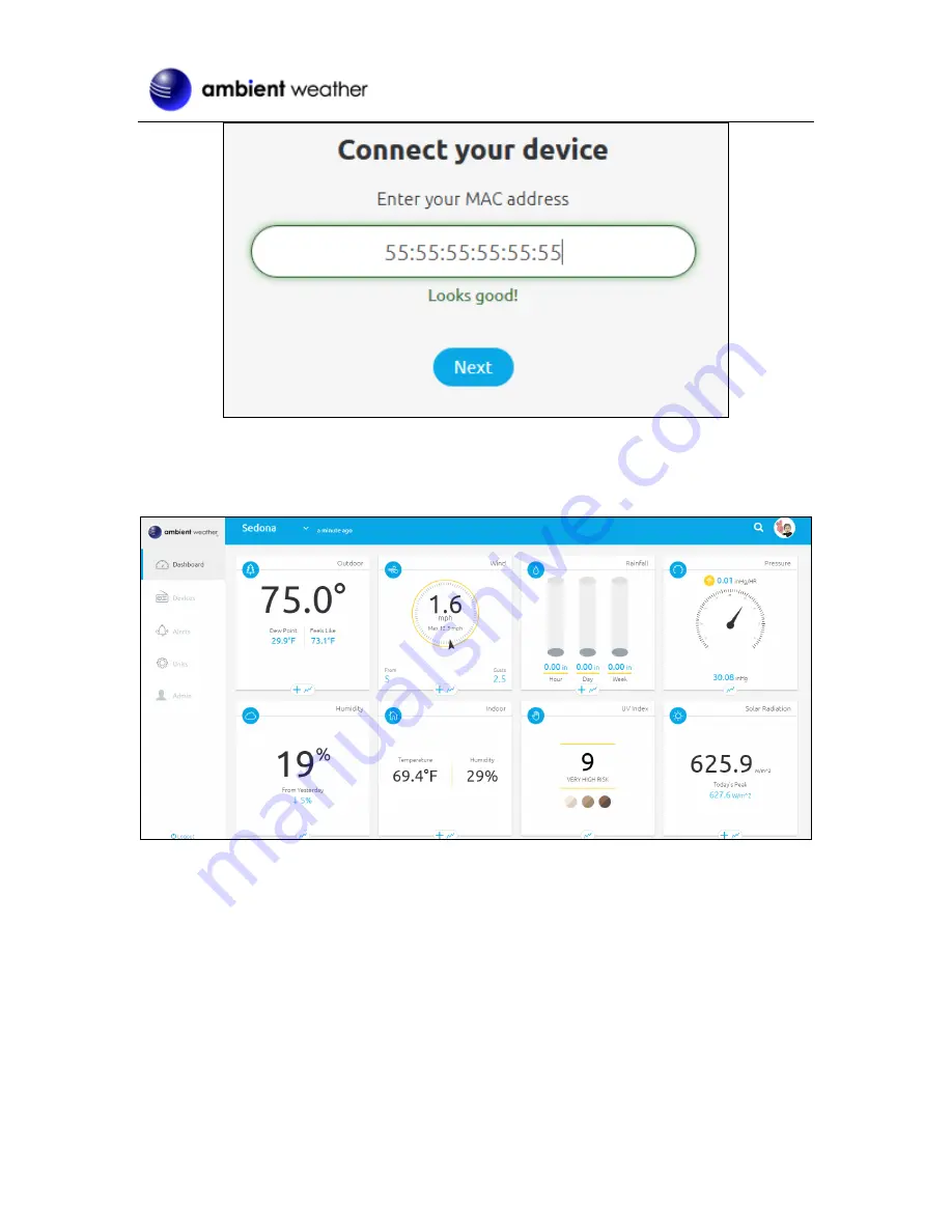 Ambient Weather WS-8478 FALCON User Manual Download Page 39