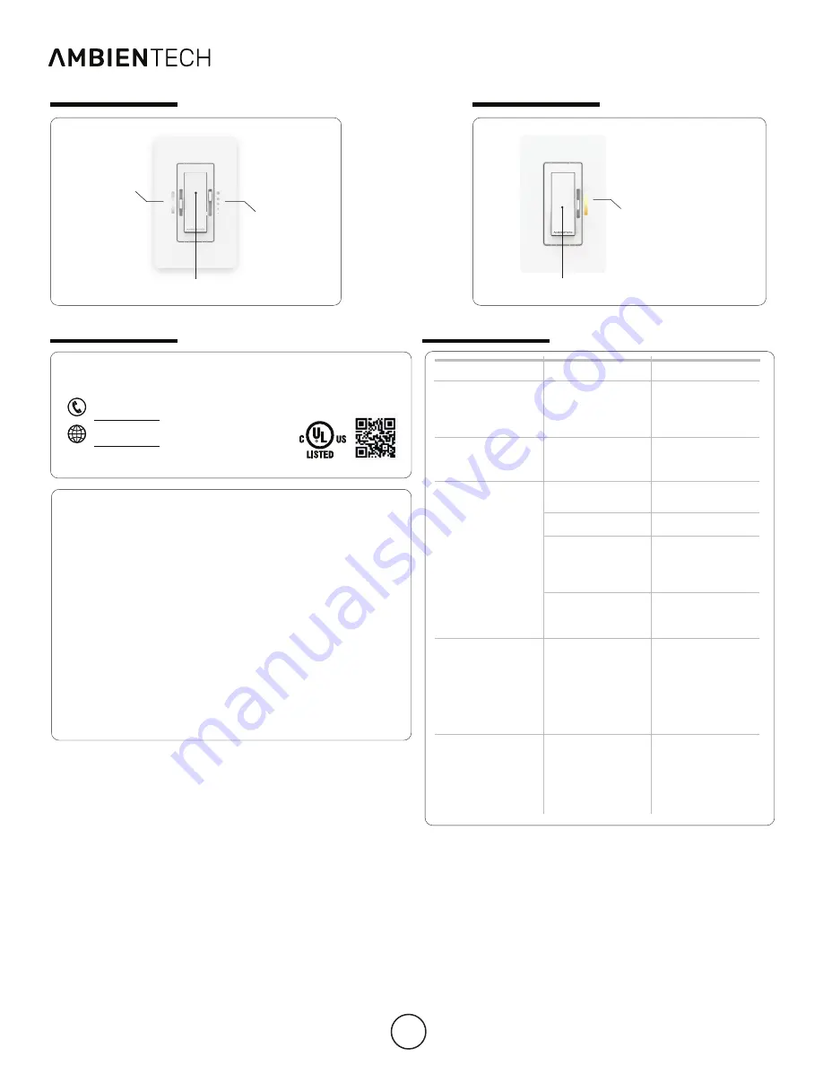 AMBIENTECH TONE-WS Series Installation Instructions Download Page 4