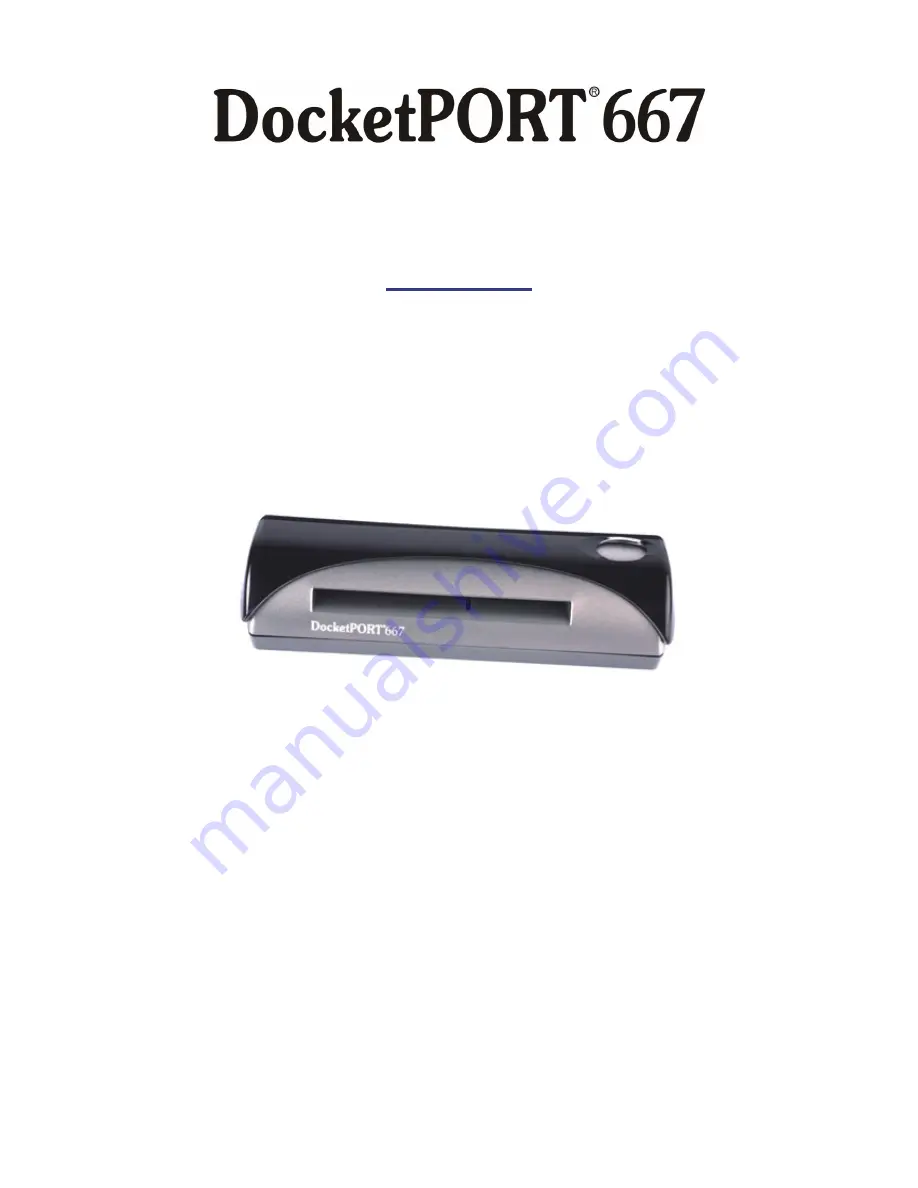 Ambir DocketPort 667 User Manual Download Page 1